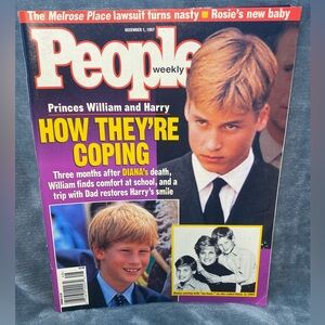 People Weekly Magazine “Princes William and Harry  - How They’re Coping” 12/1/97
